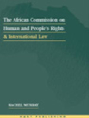 cover image of The African Commission on Human and Peoples' Rights and International Law